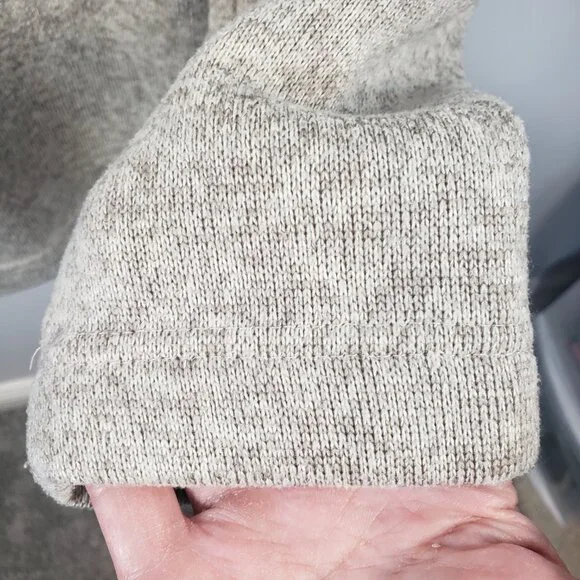 Grove & Hollow Men's Large L Zippered Pullover Sweater Long Sleeve Beige / A254 - Picture 4 of 8